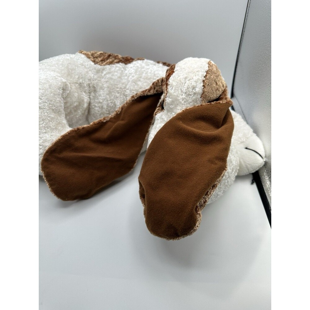 Vintage Large Toy Works Basset Hound Plush 25" Shiny Velour Fur Dog Large READ - Picture 2 of 10